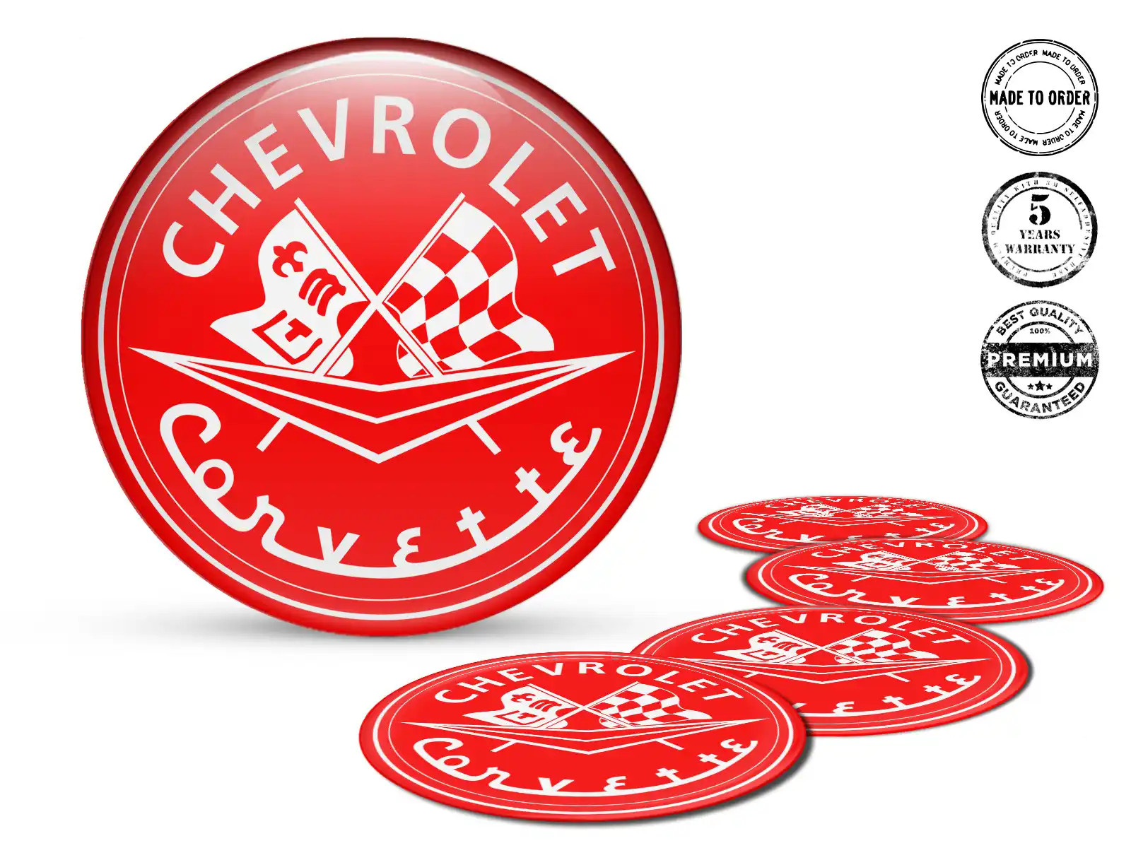Chevrolet  Calcomanías de Aro Estilo Insignias de Rueda Lujo